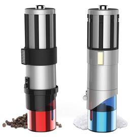 Uncanny Brands Star Wars Lightsaber Electric Salt and Pepper Mill Grinder (Pack of 2)