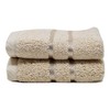 TowelogyÂ® 600GSM Cotton Washcloths Multipack Quick Dry Flannels Face Towels Hotel Spa Bathroom Make Up Remover Cloths 30x30cm (Coffee, Pack Of 2)