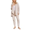 Barefoot Dreams Womens Cardigan Sweater, Sand Dollar, Large US