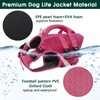 Kuoser Dog Life Jacket High Flotation, Reflective Dog Life Vest