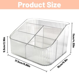 Homeanda Makeup Organiser Storage Compartments, Skin Care Cosmetic Organiser, Makeup Organiser and Storage