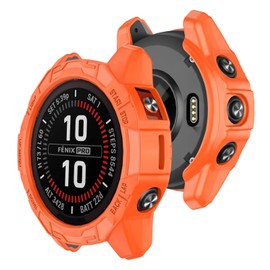 MYSNBKN Protector Case for Garmin Fenix 7 Pro/Fenix 7/Epix Pro 47mm, TPU Protective Cases Covers Watch Frame Protector Shell Accessories