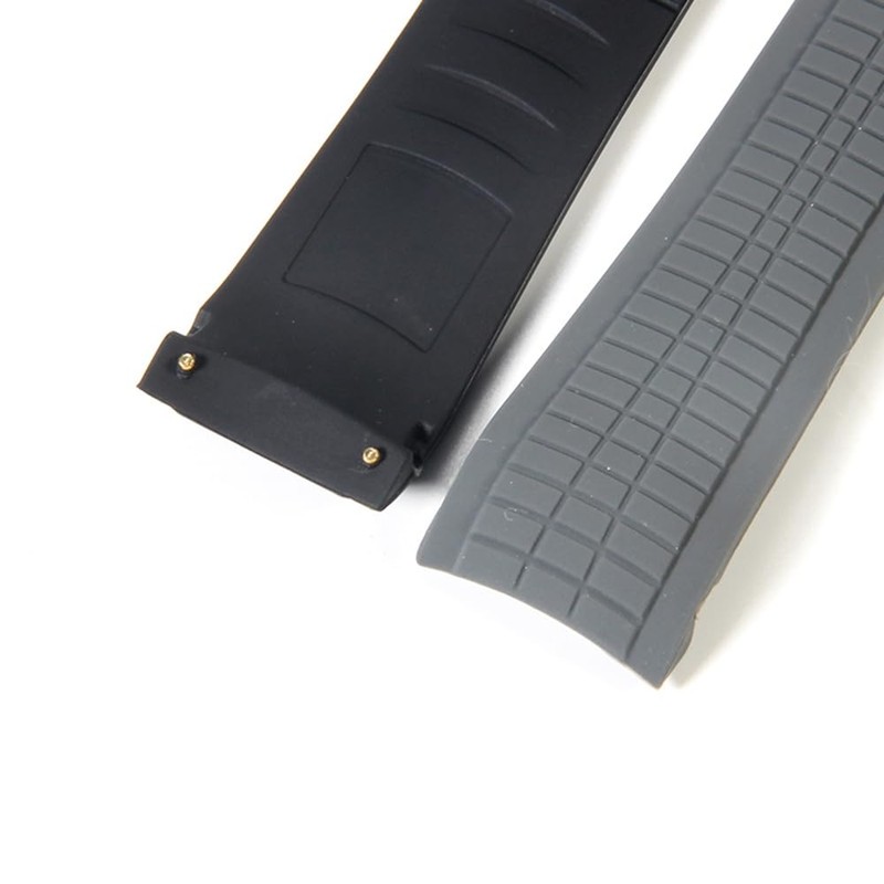 21mm Silicone Rubber Watch Band Strap Compatible with Patek Aquanaut