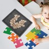 ifundom 1 Set Puzzle Piece Plate Building Blocks Puzzles Sorting