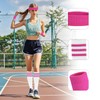Sweatband and Socks Set, 80s 90s Sweatband Striped Headband, Bracelet,