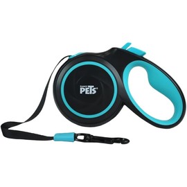 Fancy Pets Correa Retráctil para Perros Spiro Color Negra Tamaño Chica con 3 Metros de Longitud
