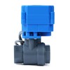 U.S. Solid 1/2 in UPVC Motorized Ball Valve - Plastic