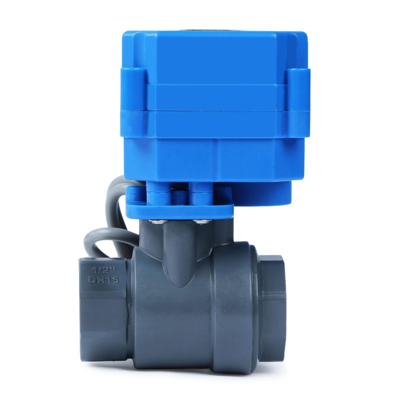 U.S. Solid 1/2 in UPVC Motorized Ball Valve - Plastic