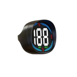 AZIJYV GPS Speedometer,Speedometer for Car,Heads Up Display for Cars H2,Universal HUD Speedometer with USB Connection,Plug and Play,Displays MPH,Compass,Over Speed Alert,for All Vehicles