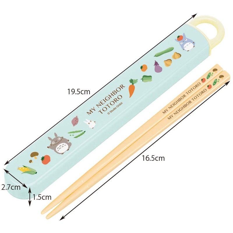 Skater ABS2AM-A Children's Chopsticks and Chopsticks Case Set, Ghibli Color,
