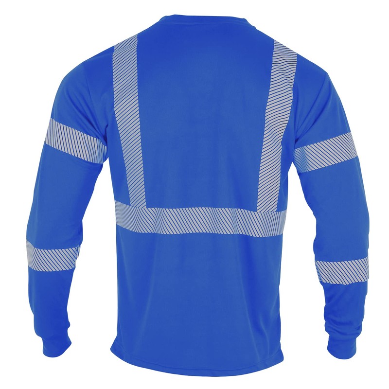 VENDACE Safety Reflective High Visibility Long Sleeve Shirts ANSI Class