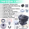 Adefol 54mm Cylinder Piston Kit for Stihl MS460 046 Chainsaws
