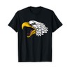 Eagle or Hawk Head Face Cartoon Character T-Shirt