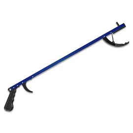 Blue Aluminum Reacher Grabber with Magnetic Tip
