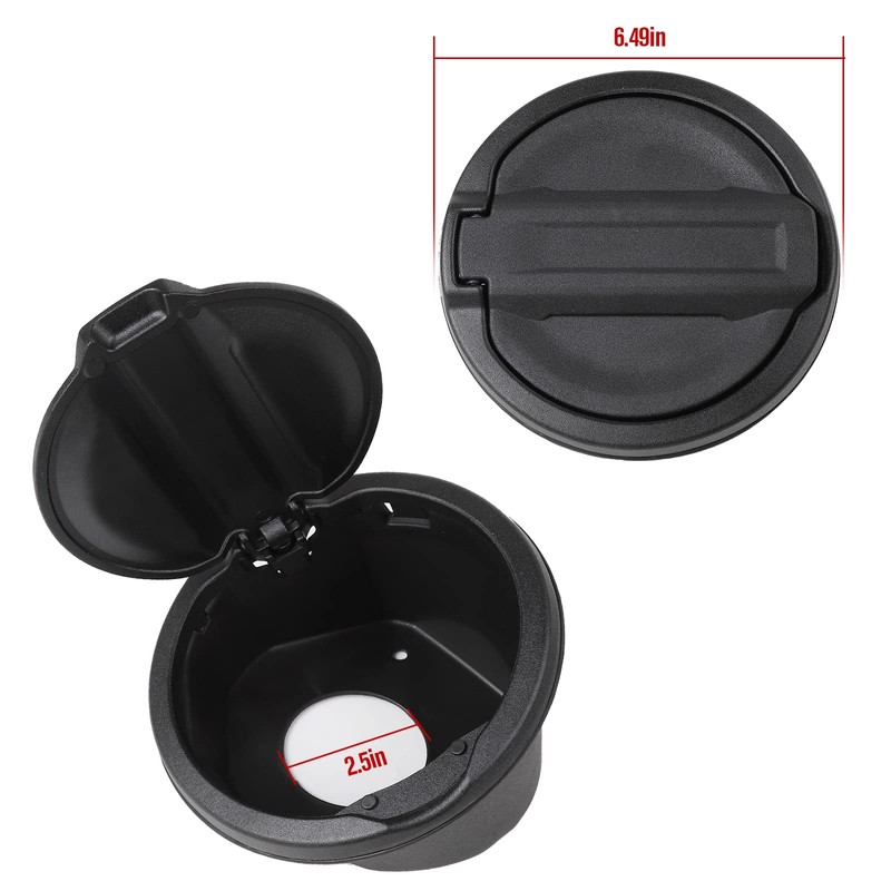 JeCar - Tapa de depósito de gasolina de aluminio compatible