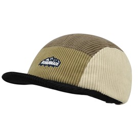 CLAPE 5 Panel Hat Short Bill Trucker Hat Retro Dad Hat Hip Hop Flat Peak Baseball Cap Unstructured Ball Cap Green