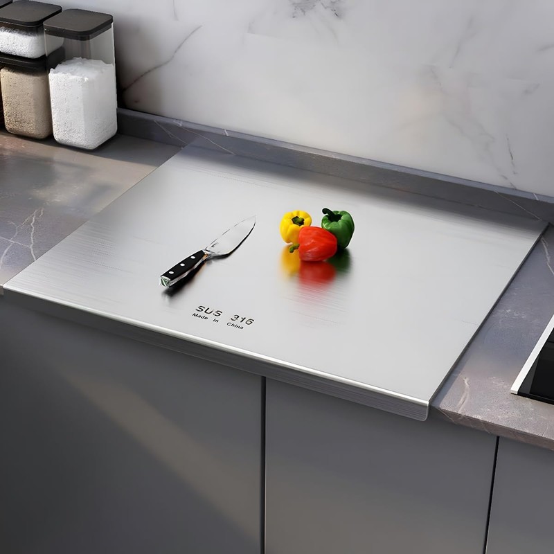 Stainless Steel Cutting Board,Cutting Boards for Kitchen,Chopping Board,Large Cutting Board