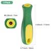 M METERXITY 3-Pack Rubber File Handle, 4.45 Inch Ergonomics Medium