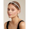 Sparkly Rhinestone Headbands for Women Girls Silver Crystal Glitter Diamond