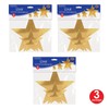 Beistle, 9 Piece 3-D Foil Star Centerpieces, 3" - 8"