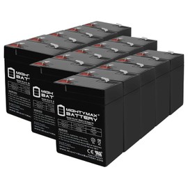 Mighty Max Battery ML4-6 - 6 Volt 4.5 AH SLA Battery - 15 Pack