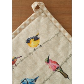 Maison d' Hermine Spring/Summer Set with Oven Gloves and Pot Holder