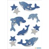Decorative Label Magic Dolphins Diamond Glittery 1BL 1pack
