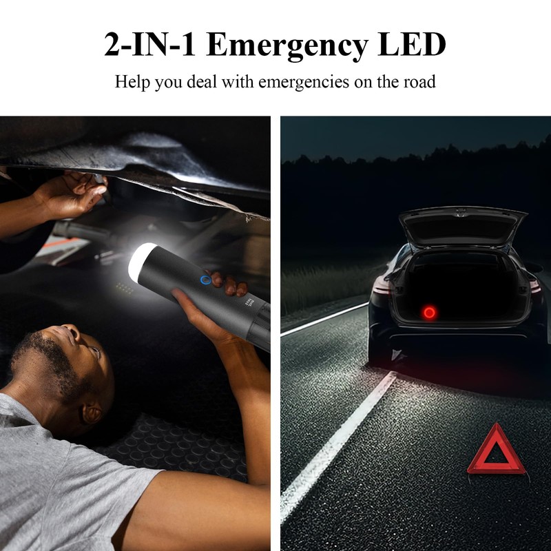 Handheld Vacuum Cordless - 17000Pa Car Vacuum Cleaner High Power