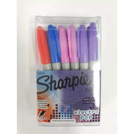 Sharpie Electro Pop 12 Piezas Edicion Limitada