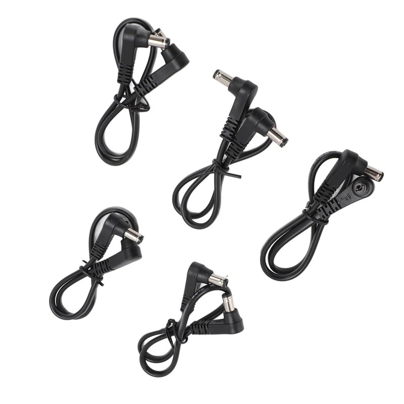5pcs Right Angle DC Power Cable 5pcs Right Angle DC