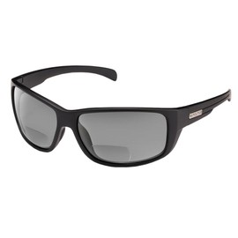 Suncloud Optics Milestone Polarized Reader Sunglasses (Matte Black,Gray Polarized Polycarbonate +1.50)