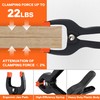 PONY 5-in-1 Strap Clamp with 4-Pack 6-2/7" Spring Clamps, Woodworking