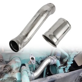 AUTOVIC Coolant Pipe Kit for Detroit Engine 14L Replace for 23505899 Silver