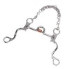 120mm Horse Mouth Snaffle with Chain Stainless Steel Horse Bit