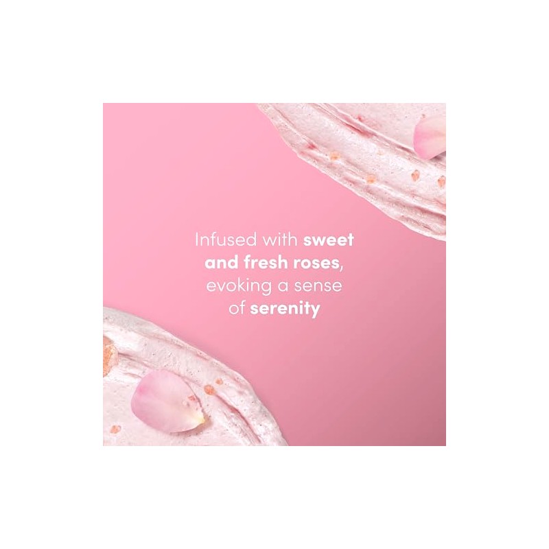 Dove Himalayan Salt & Rose Oil Body Scrub Exfoliates and