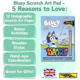 Bluey Scratch Art Pad