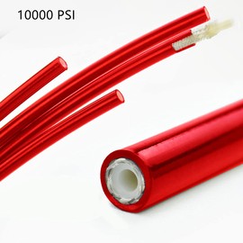 FOMTOR Brake Hose, Universal Brake Cable, 2500mm Hydraulic Brake Hose Kit, Brake Cables Mountain Bike, for SRAM/Shimano BH59 BH90 System, for MTB/Road Bike(Red)