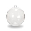 Darice Plastic Ball Ornament, 70mm, Clear -1 Ball