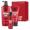 Damage Care Red Protein Hair Care Shampoo 680ml Treatment 330ml Hair Essence 140ml Set / 데미지케어 레드프로틴 헤어케어 샴푸 680ml 트리트먼트 330ml 헤어에센스 140ml 세트