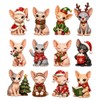 Christmas Advent Calendars 2026, 2D Cute Cat Acrylic Ornaments