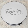 Feminine Touch Round White Hat Box Hat Storage With Lid