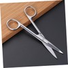 MERRYHAPY 2pcs Nose Hair Scissors Curved Eyebrow Scissors for Makeup