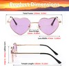 FEISEDY Kids Polarized Heart Sunglasses for Girls & Boys, Sweet