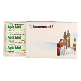 Homeomart.com Apis Mellifica Homeopathy Pellets (Pills) in 1M Potency, Pack of 3