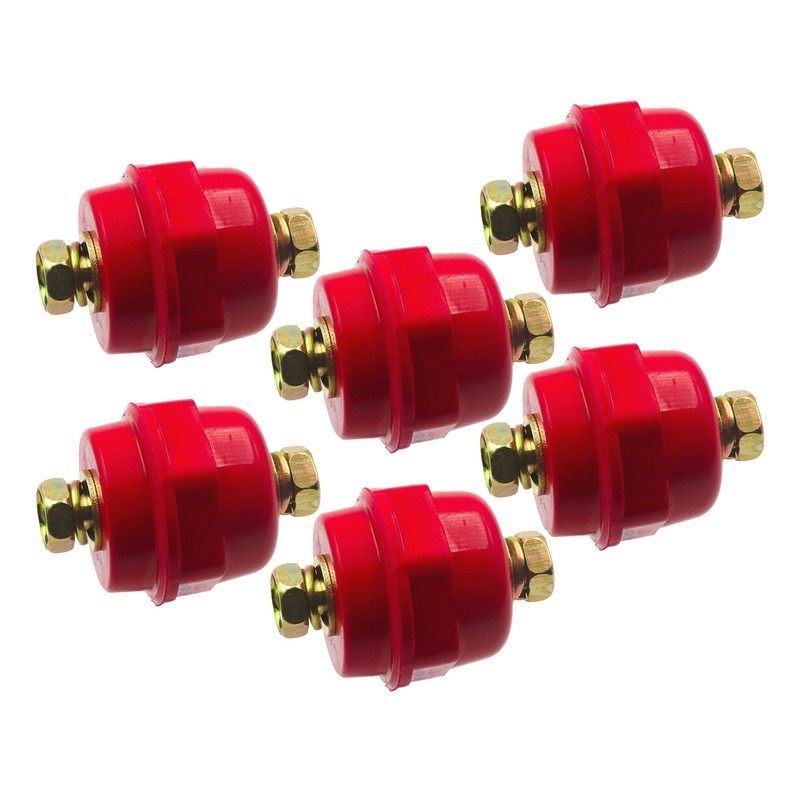 LBY 6pcs Busbar Insulator, SM-25 Polyester Standoff Insulators with Screw(M6),