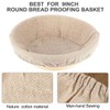 BZKSER Linen Cloth Bread Baking – Pack of 2 Baker's