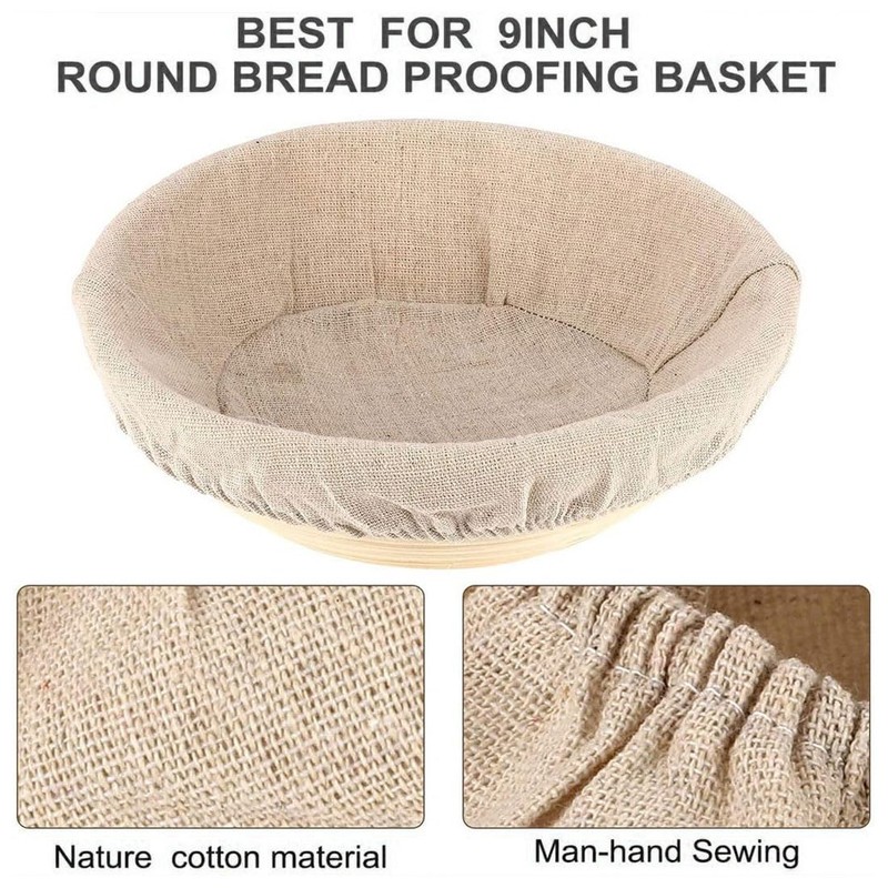 BZKSER Linen Cloth Bread Baking – Pack of 2 Baker's