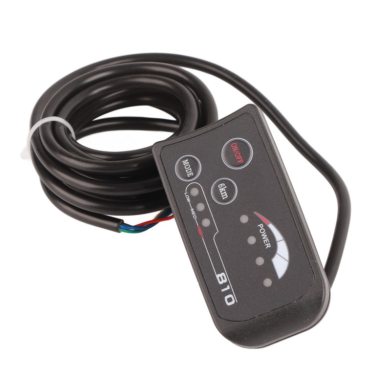 Electric Bicycle 810 LED Display With 5 Wire Cable Control