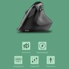 Bluetooth Wireless Mouse 4000DPI Ergonomic Design Reduce Muscle Strain Vertical