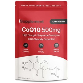 CoQ10 Supplement High Strength 500mg - Q10 Coenzyme by iSupplement |120 One-Per-Day Capsules (4-Month Supply)